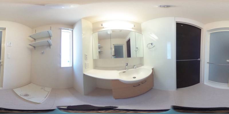 パノラマ画像洗面所