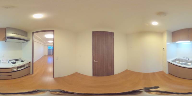 パノラマ画像キッチン