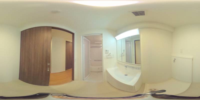 パノラマ画像洗面所
