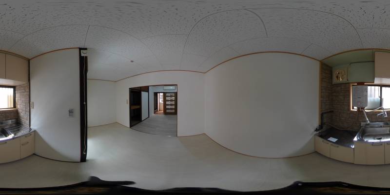 パノラマ画像キッチン