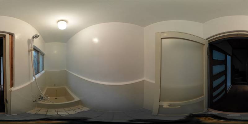 パノラマ画像バスルーム