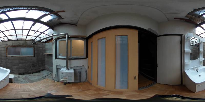 パノラマ画像洗面所