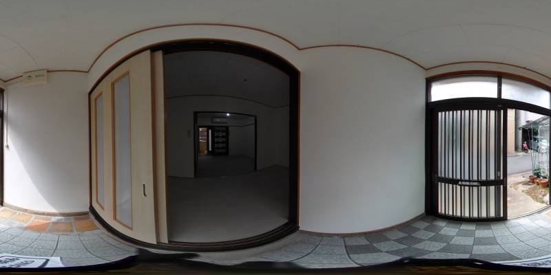 パノラマ画像玄関