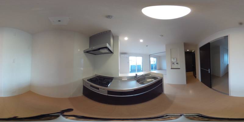 パノラマ画像キッチン