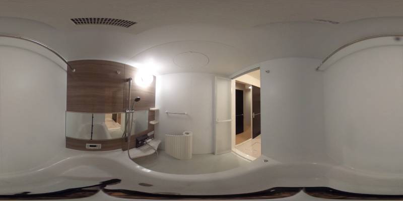 パノラマ画像バスルーム