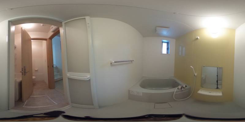 パノラマ画像バスルーム