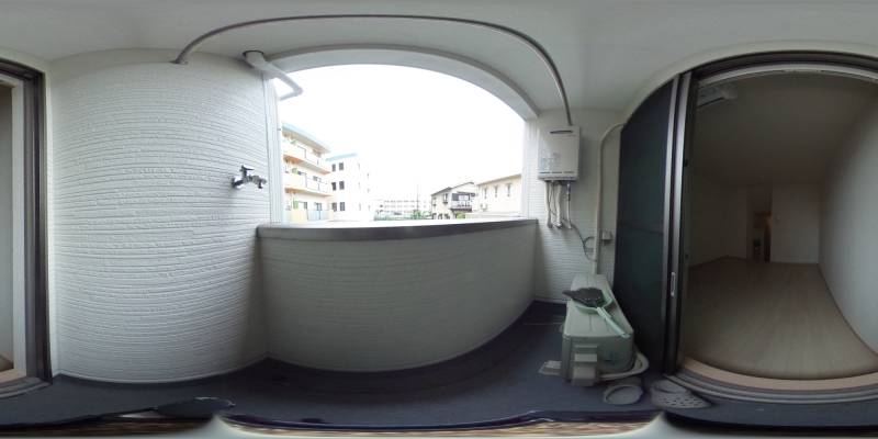 パノラマ画像バルコニー