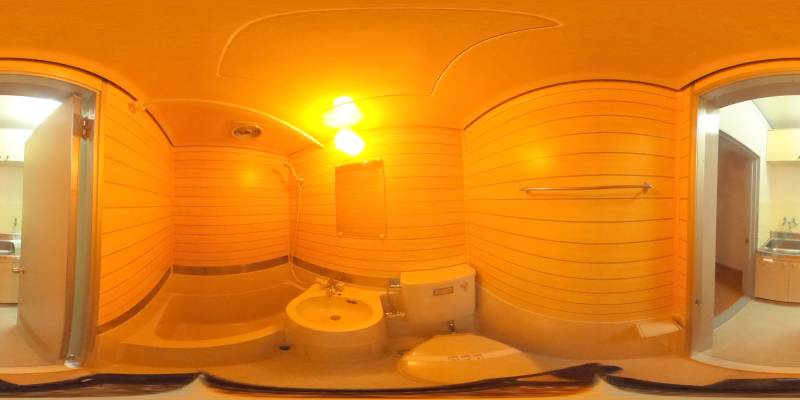 パノラマ画像バスルーム