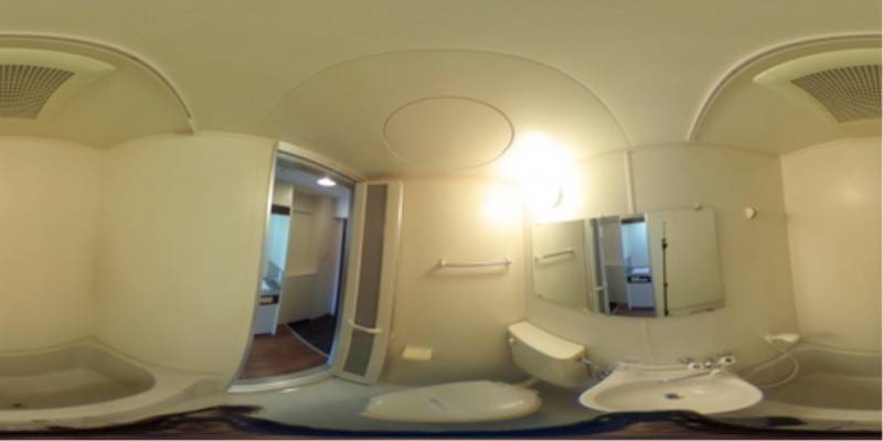 パノラマ画像バスルーム