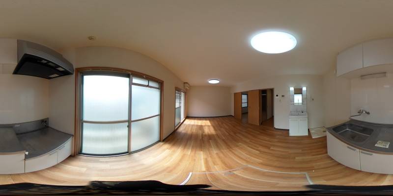 パノラマ画像キッチン