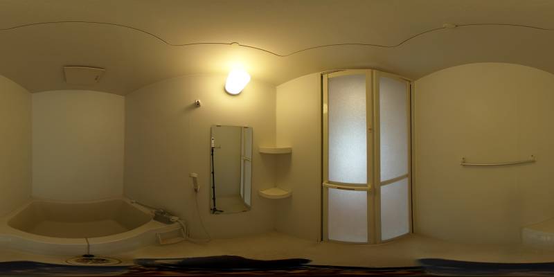 パノラマ画像バスルーム