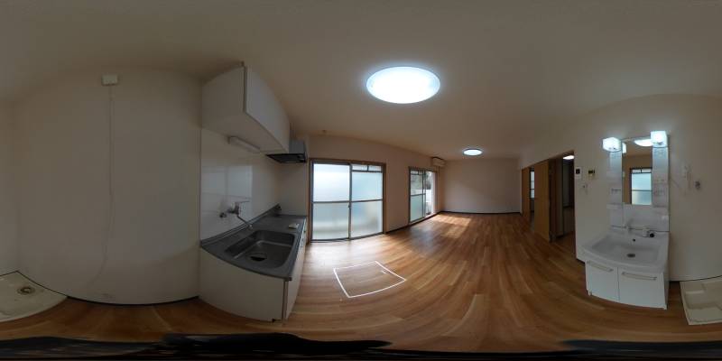 パノラマ画像洋室