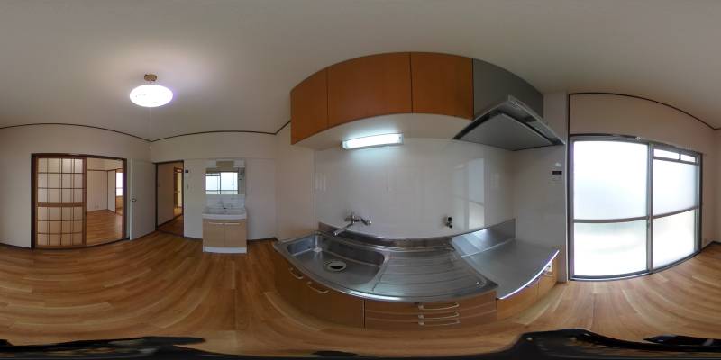 パノラマ画像キッチン