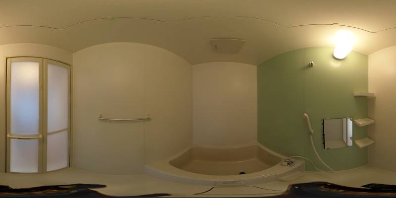 パノラマ画像バスルーム