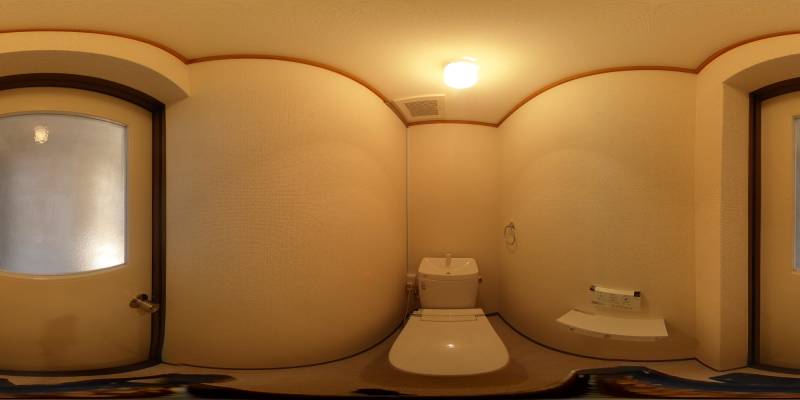 パノラマ画像トイレ