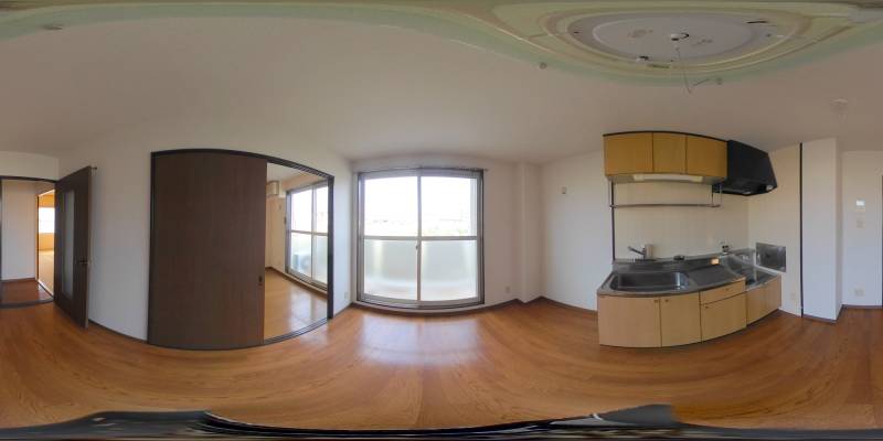 パノラマ画像リビング