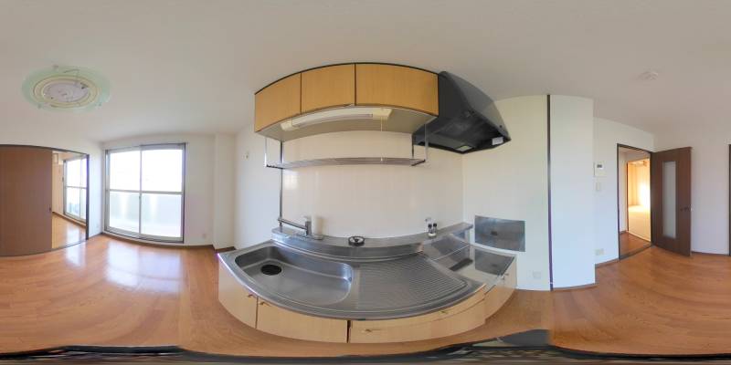 パノラマ画像キッチン