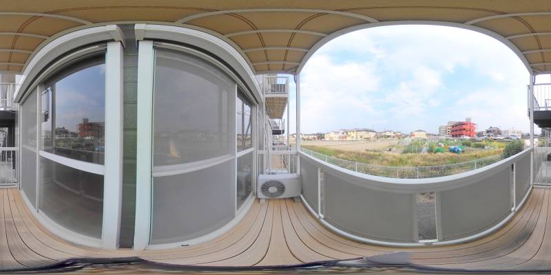 パノラマ画像洗面所