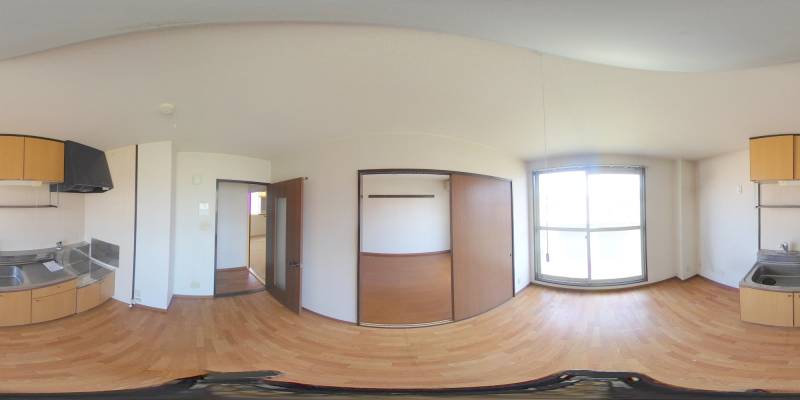 パノラマ画像キッチン