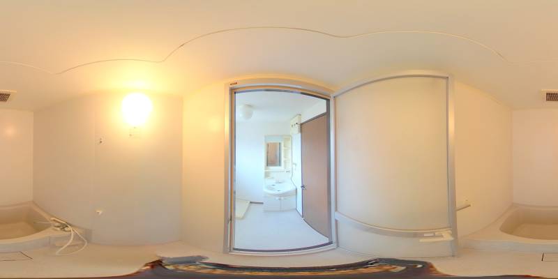 パノラマ画像バスルーム