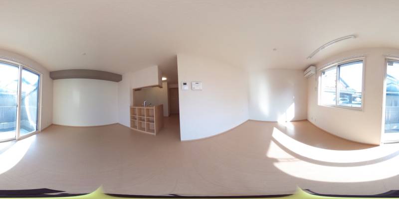 パノラマ画像リビング