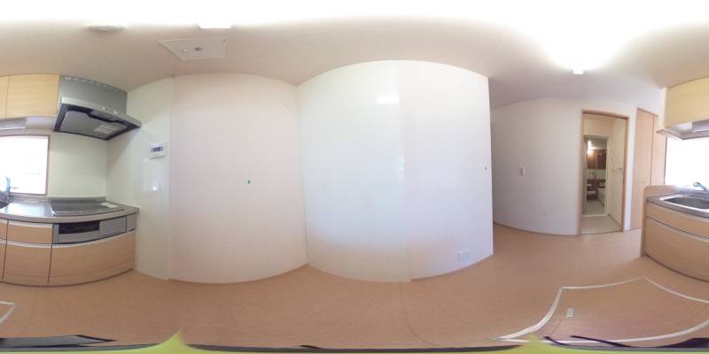 パノラマ画像キッチン