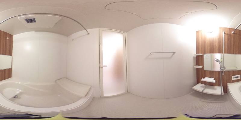 パノラマ画像バスルーム