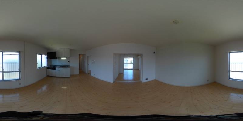 パノラマ画像リビング