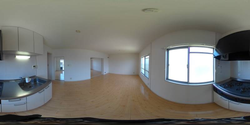 パノラマ画像キッチン