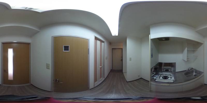 パノラマ画像キッチン