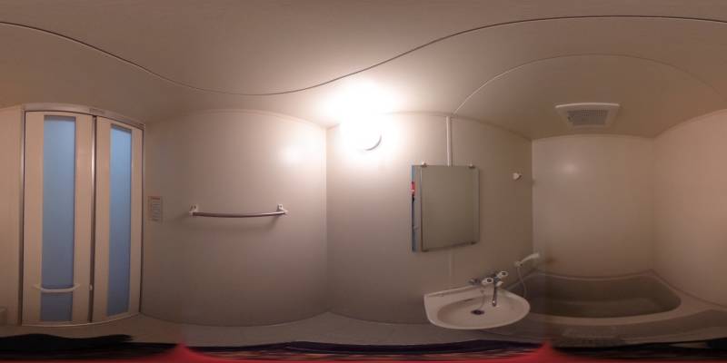 パノラマ画像バスルーム