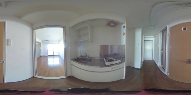 パノラマ画像キッチン