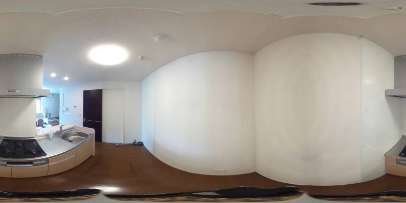 パノラマ画像キッチン