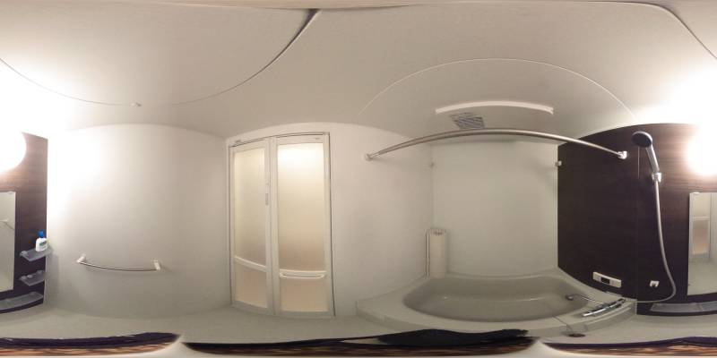 パノラマ画像バスルーム