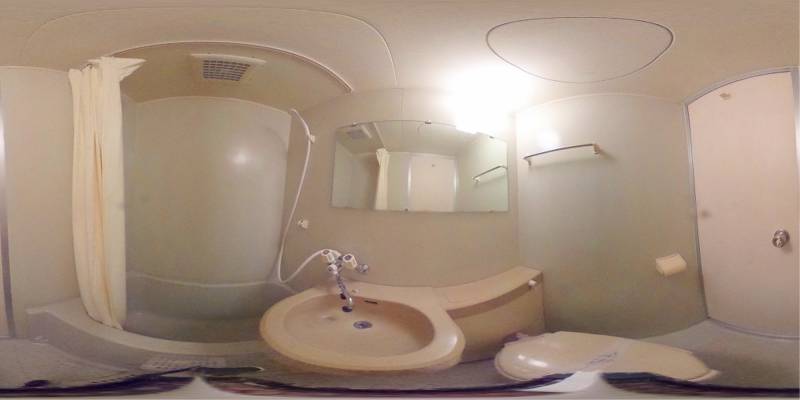 パノラマ画像バスルーム