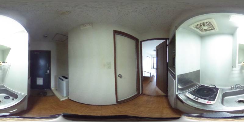 パノラマ画像キッチン