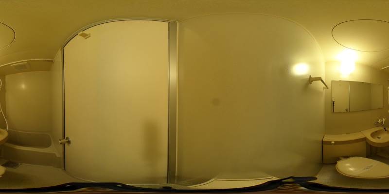 パノラマ画像バスルーム