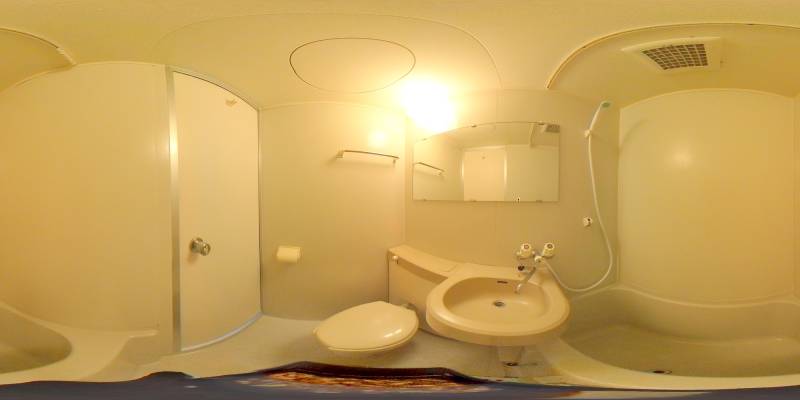 パノラマ画像バスルーム