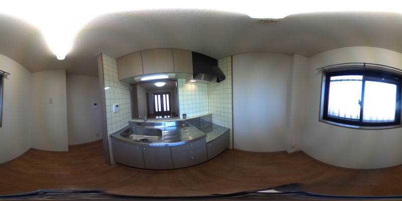 パノラマ画像キッチン