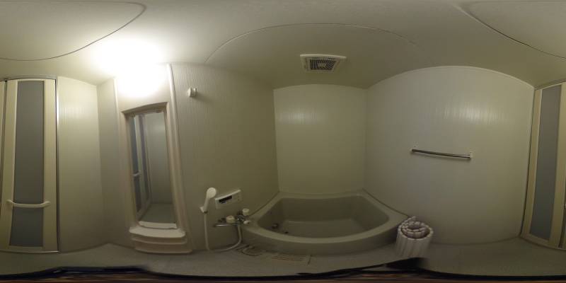 パノラマ画像バスルーム