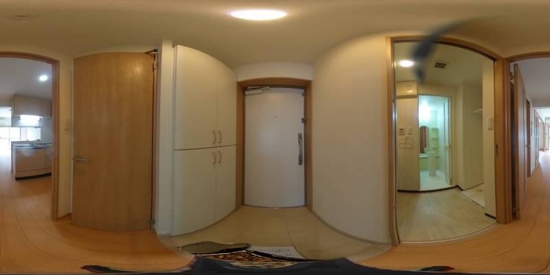 パノラマ画像玄関