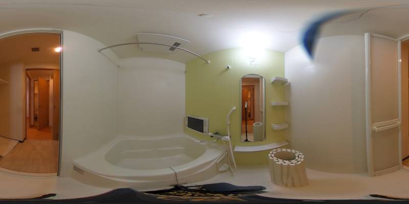 パノラマ画像バスルーム