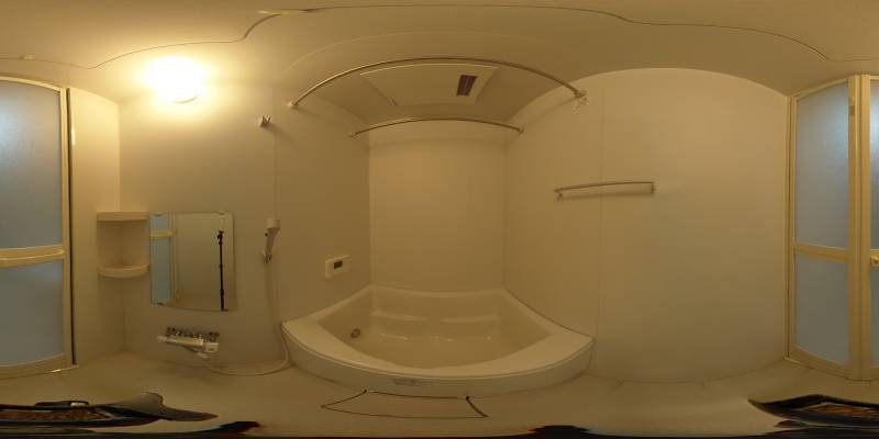 パノラマ画像バスルーム