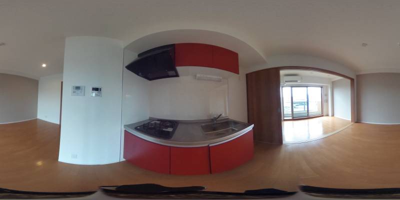 パノラマ画像キッチン