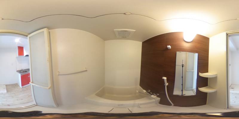 パノラマ画像バスルーム