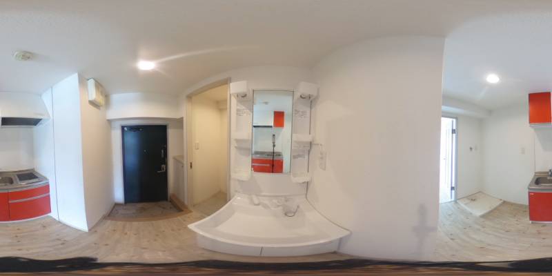 パノラマ画像洗面所