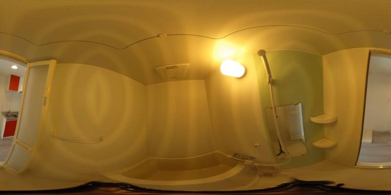 パノラマ画像バスルーム