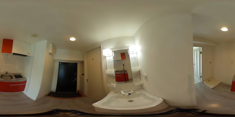 パノラマ画像洗面所