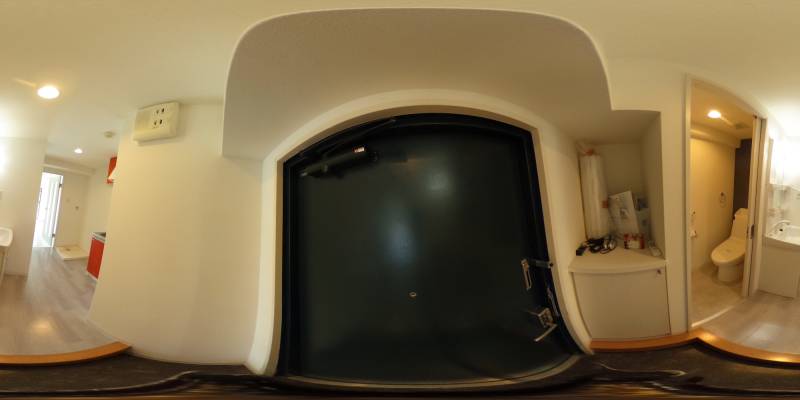 パノラマ画像玄関