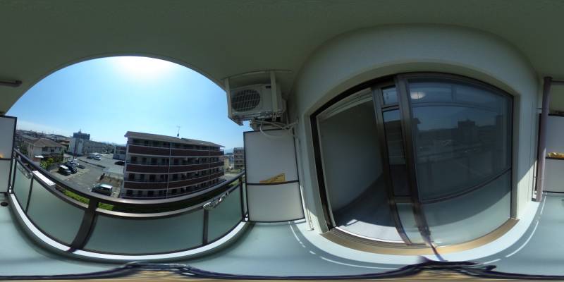 パノラマ画像バルコニー